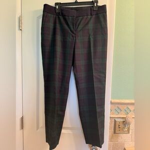LOFT Blackwatch Plaid pants EUC